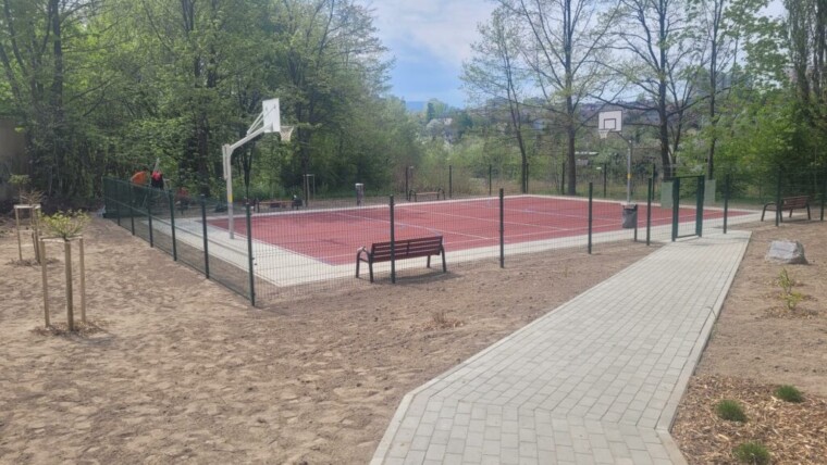 Remont boiska na Osiedlu Piastowskim w Bielsku-Białej