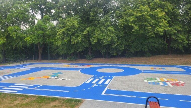 Miasteczko ruchu rowerowego przy SP 3 w Bielsku-Białej