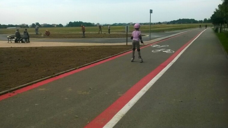 Rolkowisko i ścieżka rowerowa w Bielsku-Białej